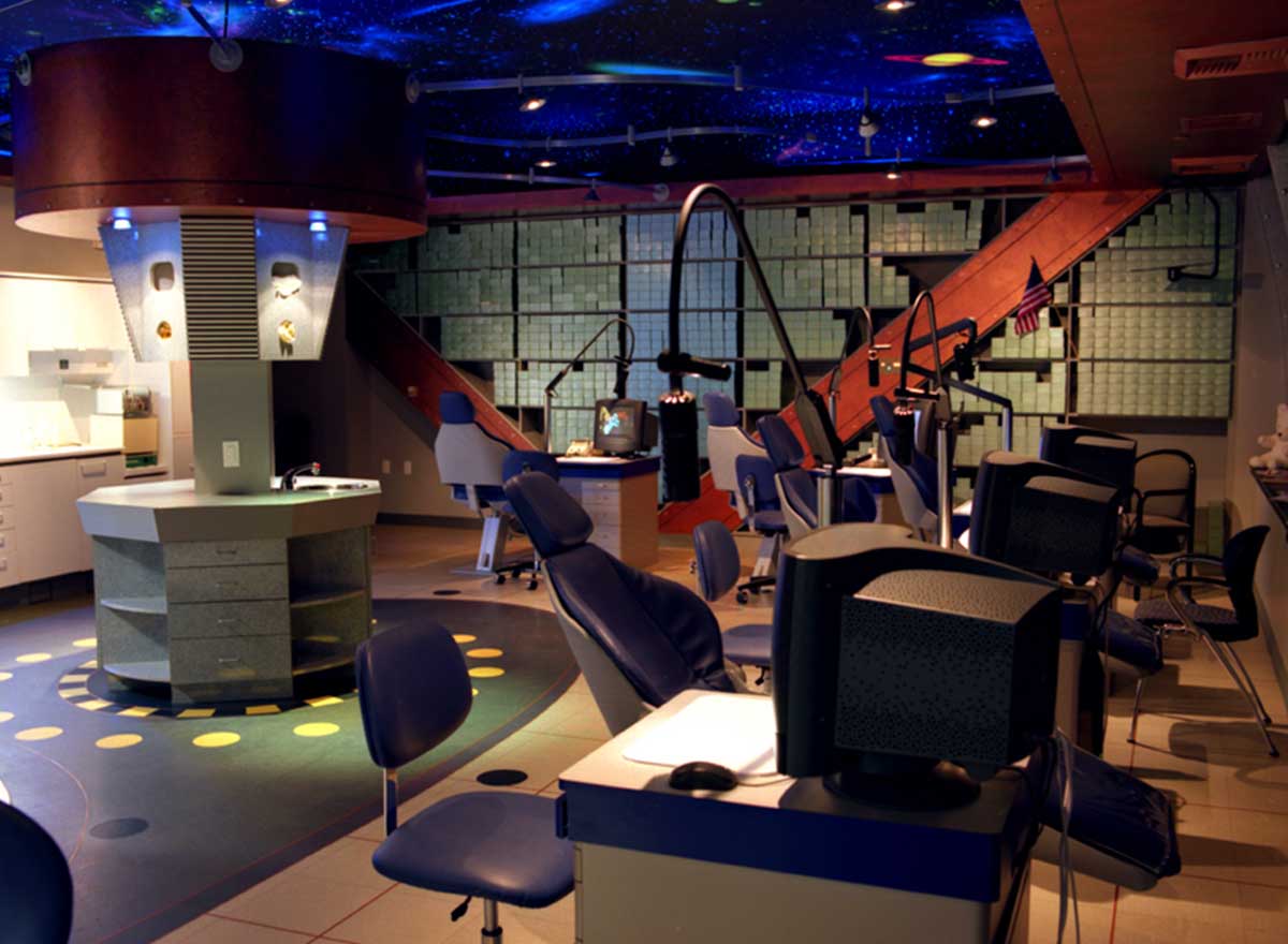 The Orthospaceship's futuristic office serves Westwood, Los Angeles