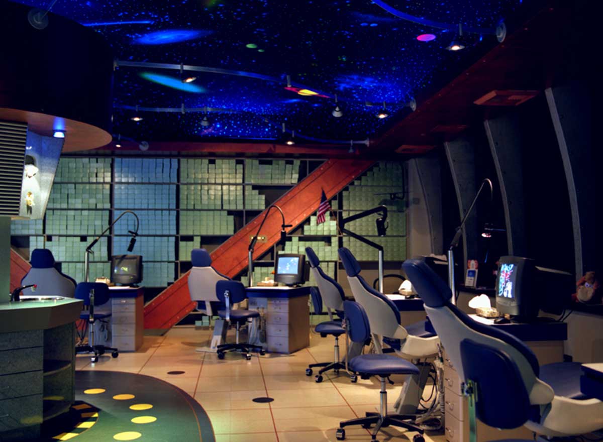 The Orthospaceship's futuristic office serves Brentwood, Los Angeles