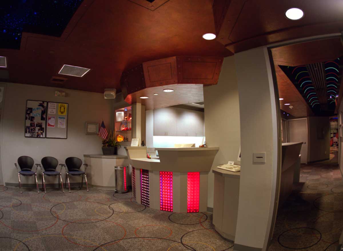 The Orthospaceship's futuristic office serves Westwood, Los Angeles
